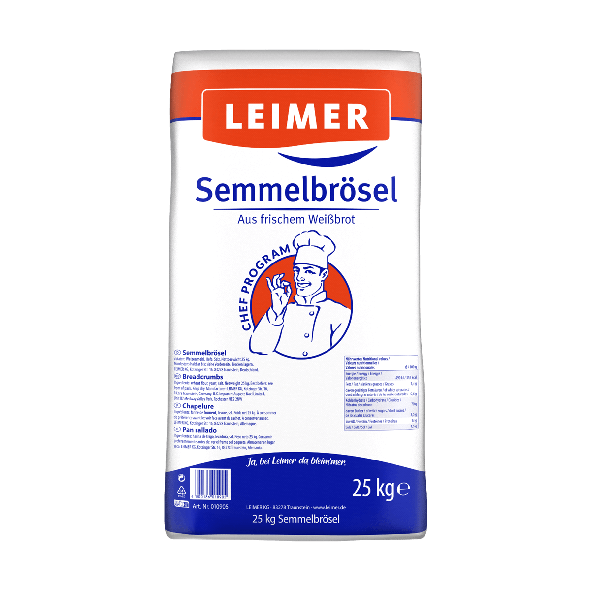 LEIMER Semmelbrösel 25kg