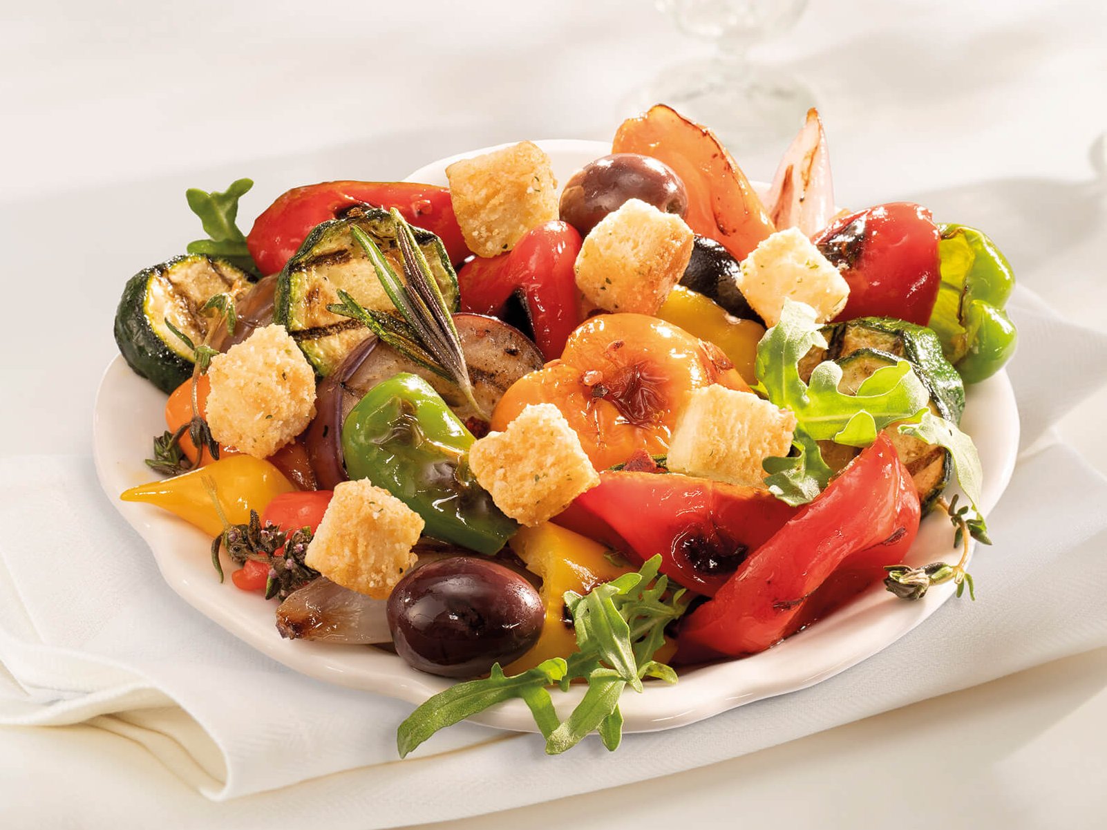 Grilled vegetable salad