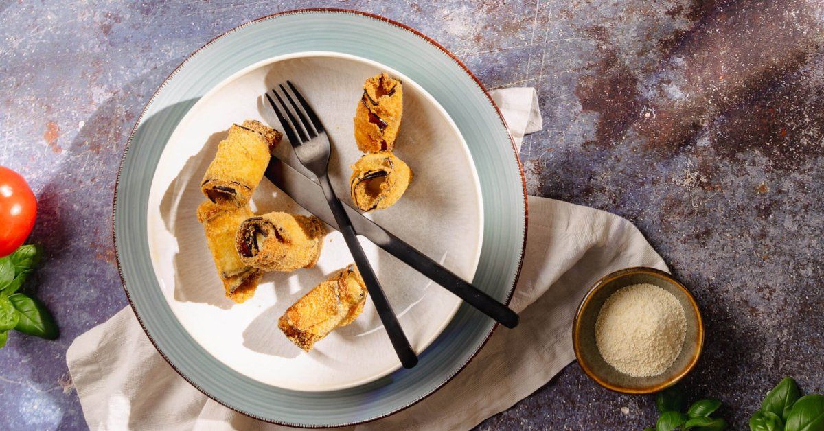 Eggplant rolls with feta - Vegetables - Recipes - Recipes & Tips - Leimer Website