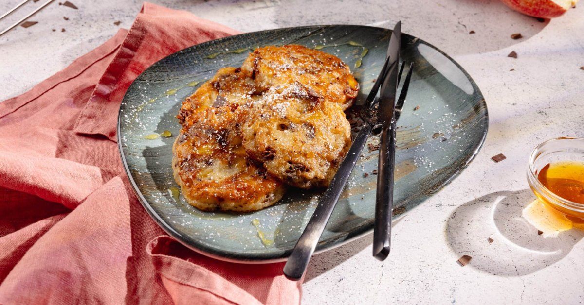 Schoko-Apfel-Pancakes - Süßspeisen - Rezepte - Rezepte &amp; Tipps - Leimer ...