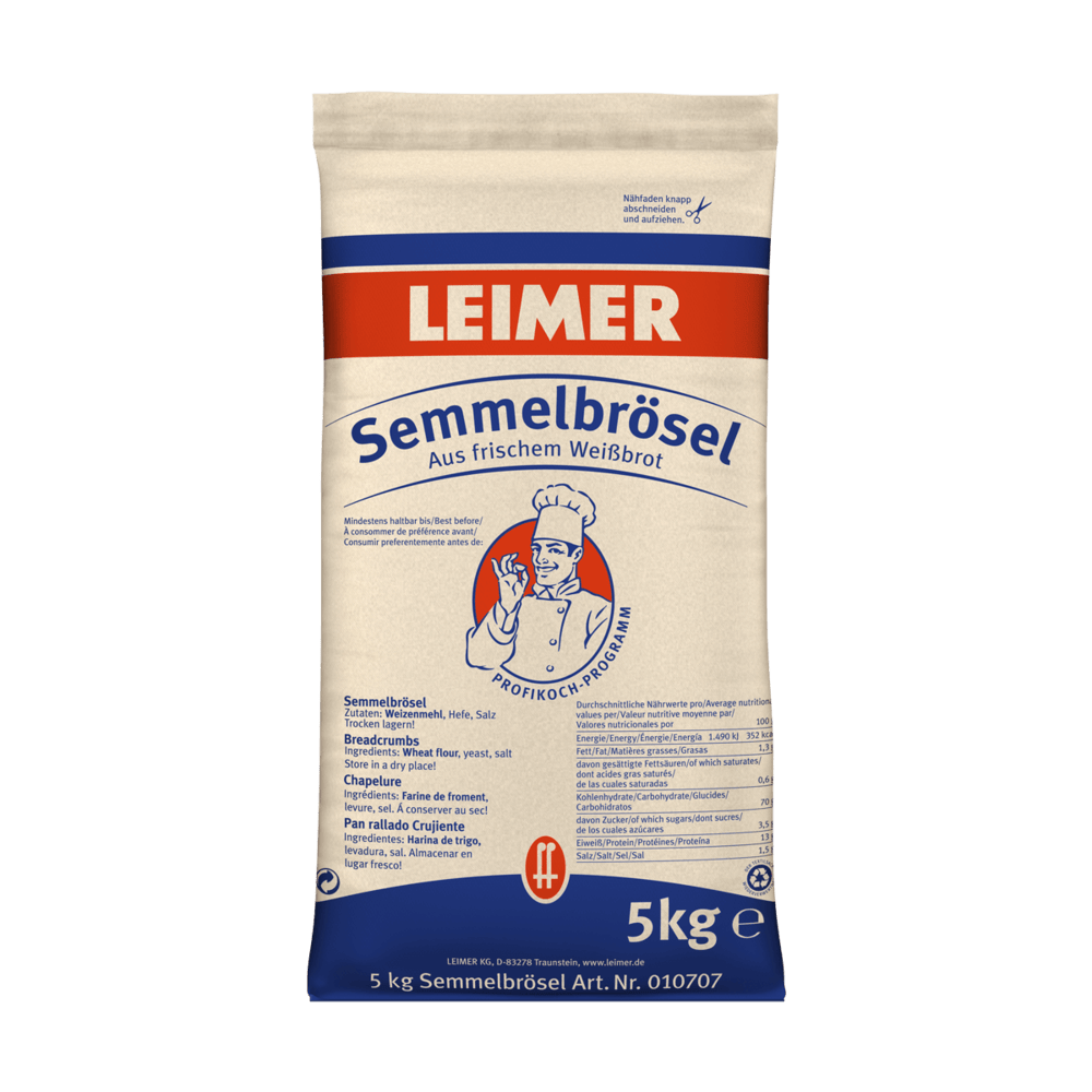 LEIMER Semmelbrösel - Semmelbrösel &amp; Paniermehl - Profi-Sortiment ...