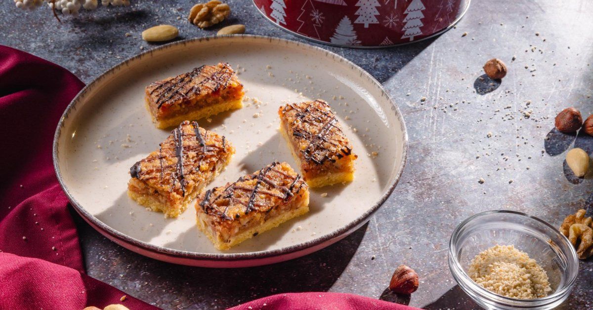 Florentine slices - Desserts - Recipes - Recipes & Tips - Leimer Website
