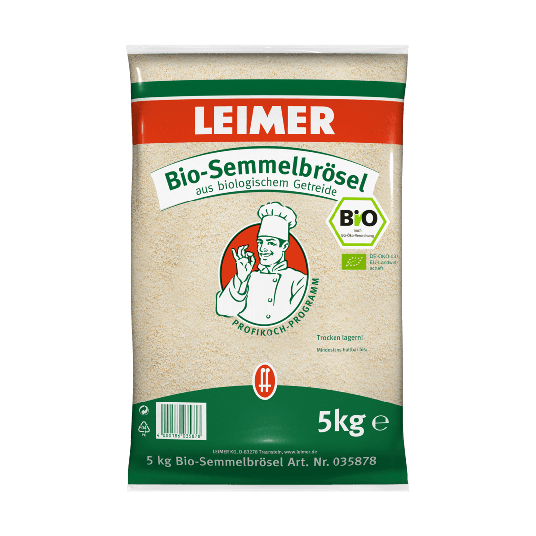 LEIMER Bio-Semmelbrösel - Semmelbrösel &amp; Paniermehl - Profi-Sortiment ...