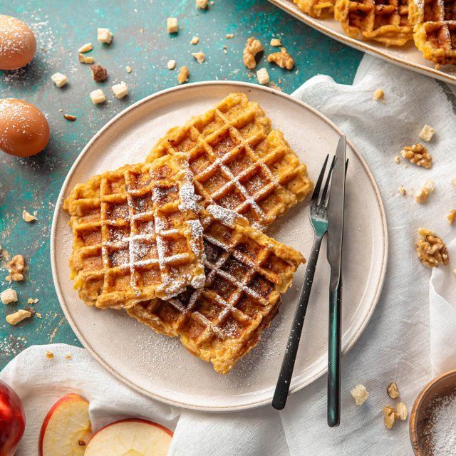Apfelwaffeln - Süßspeisen - Rezepte - Rezepte &amp; Tipps - Leimer Website