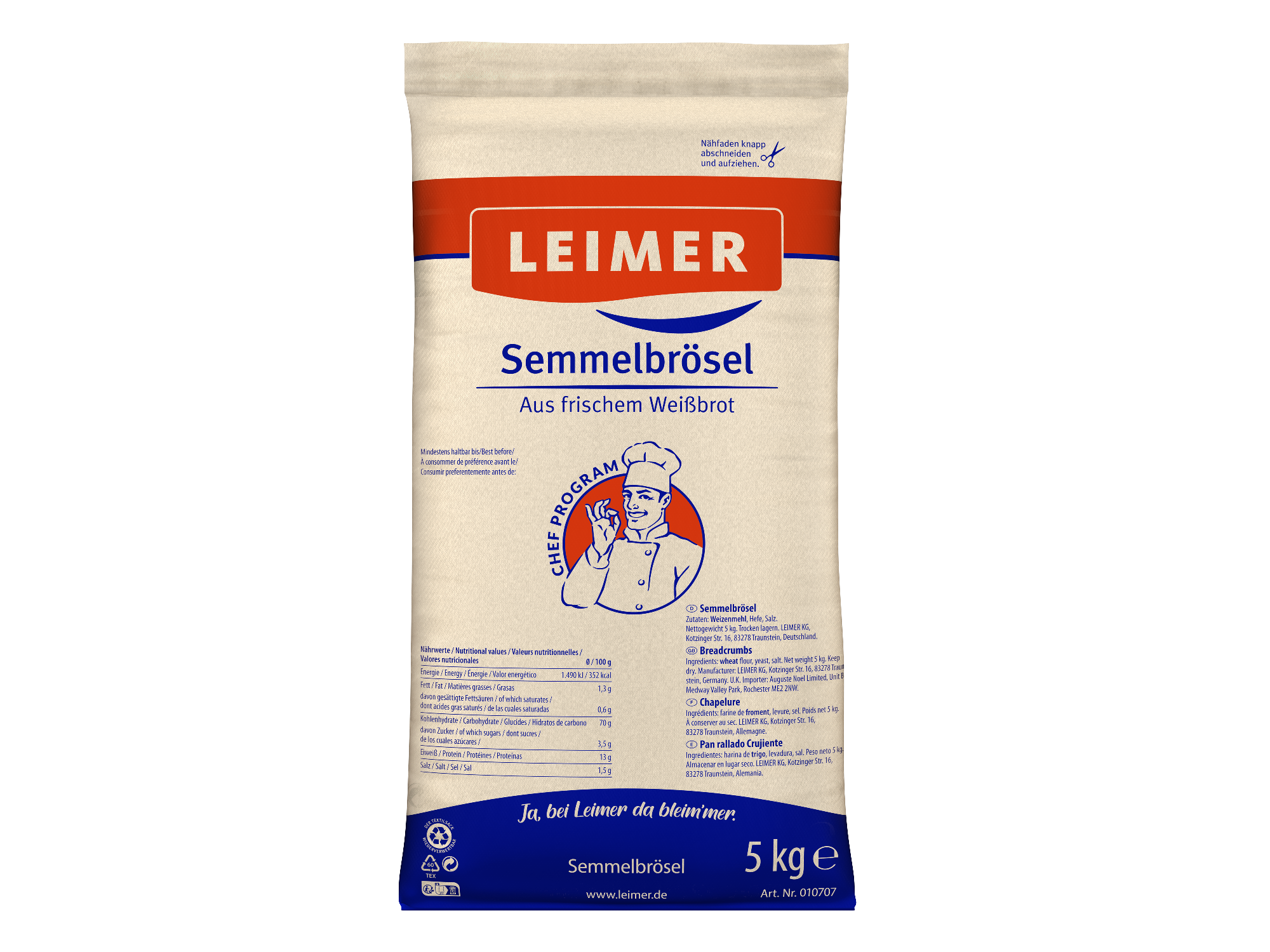 LEIMER Semmelbrösel 5kg