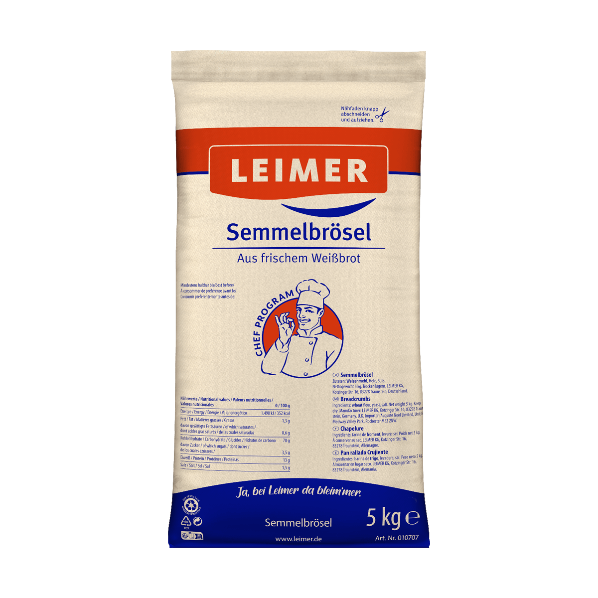 LEIMER Semmelbrösel 5kg